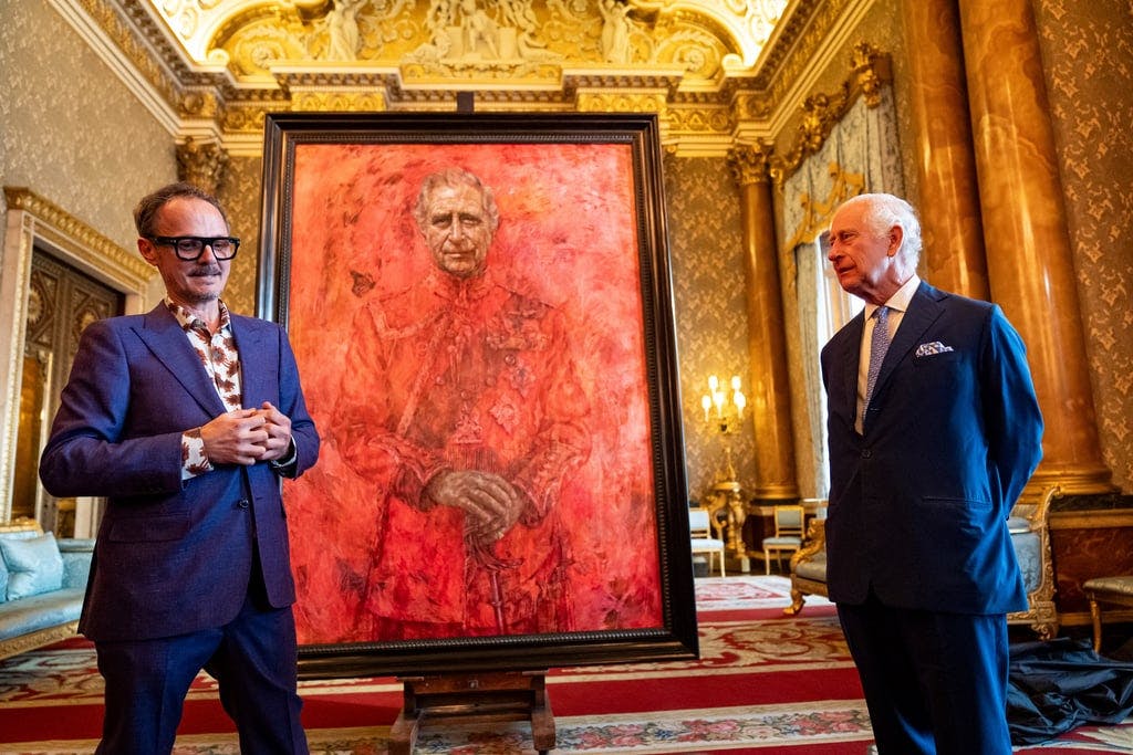 King Charles' new portrait vandalised