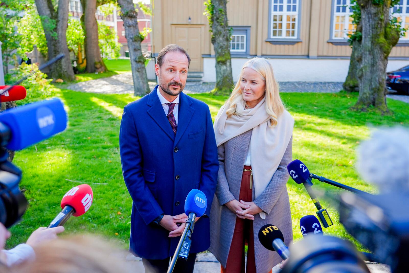 The Norwegian Crown Prince Couple Avoids Questions About Son