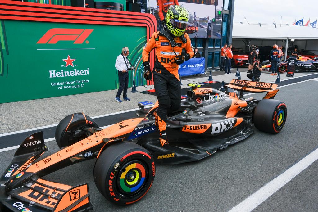 Norris caused an upset in F1 qualifying