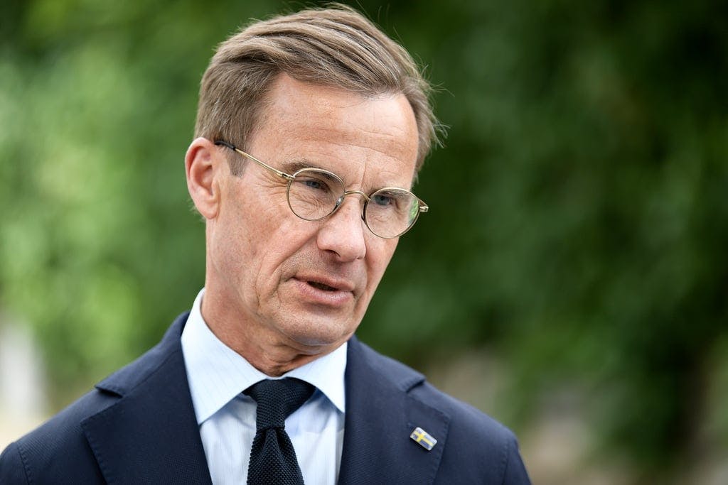 Kristersson to Riga for meeting with Nato countries
