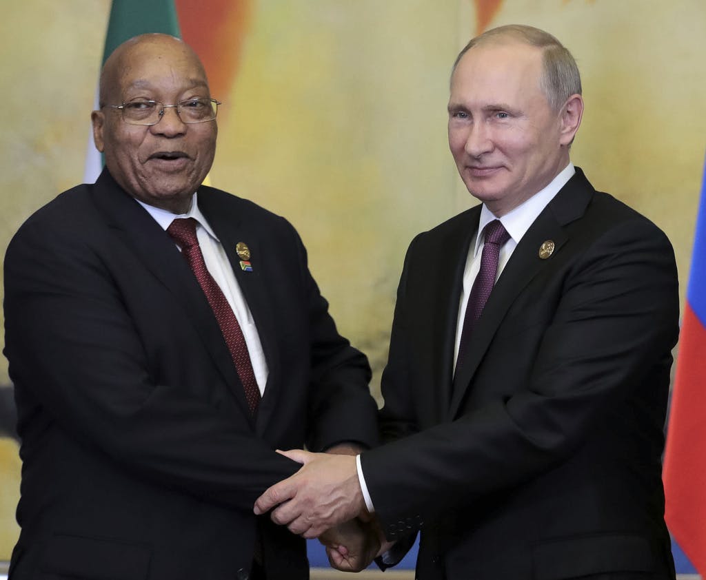 The accusation: Putin finances Zuma's party