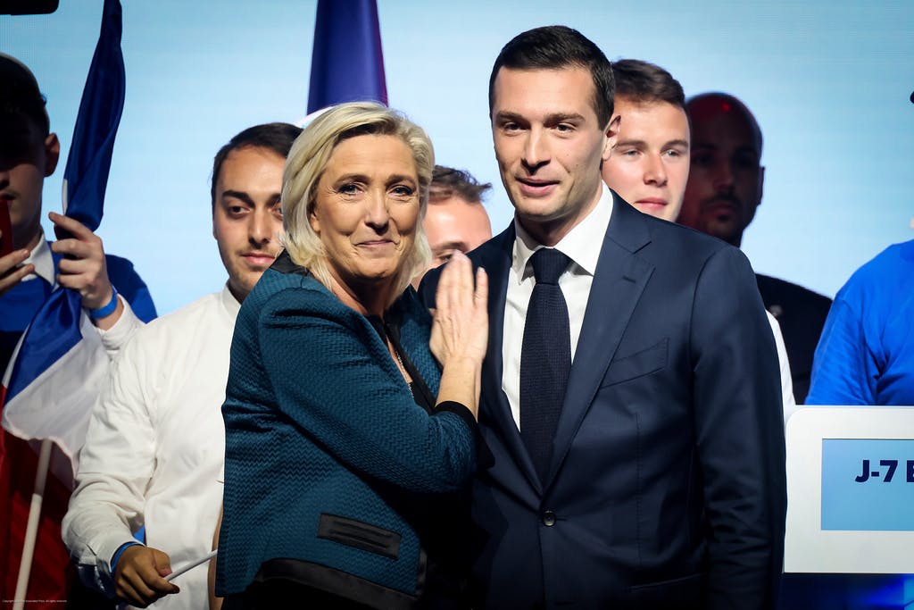 Young and sharp: Le Pen's crown prince captivates France