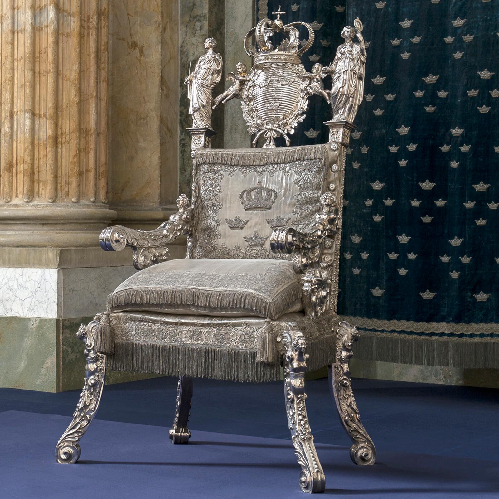 Slipped past the palace guards – sat in the silver throne