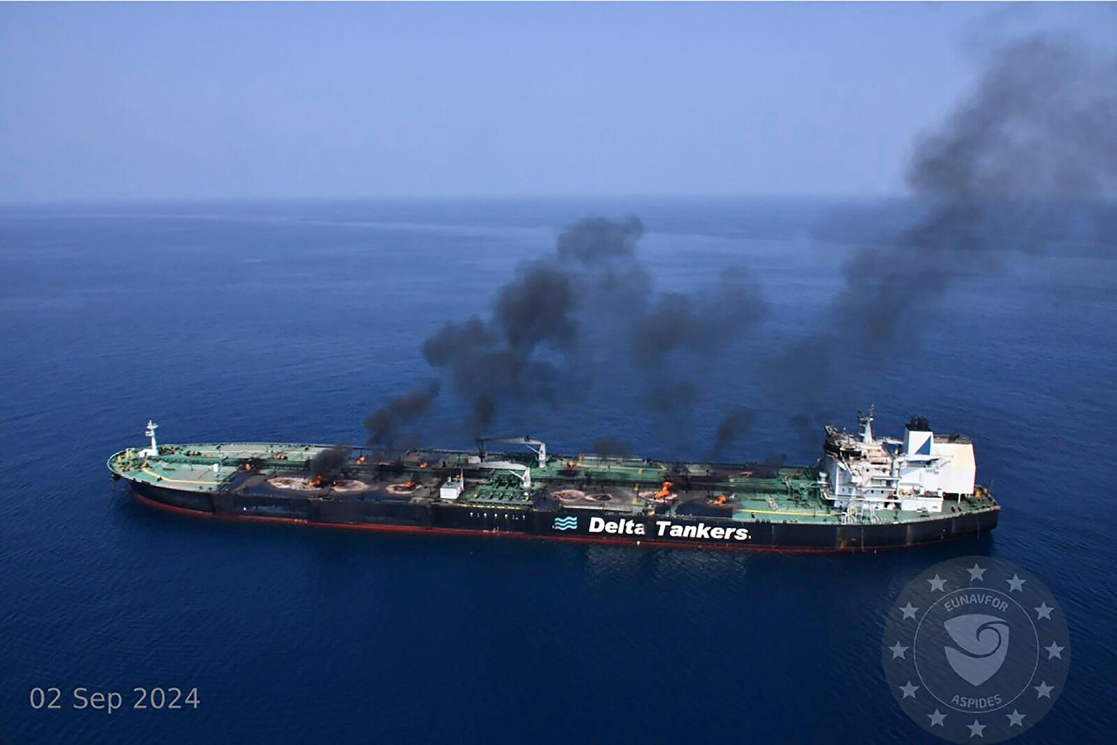 Oil Tanker Attacked in the Red Sea Being Salvaged