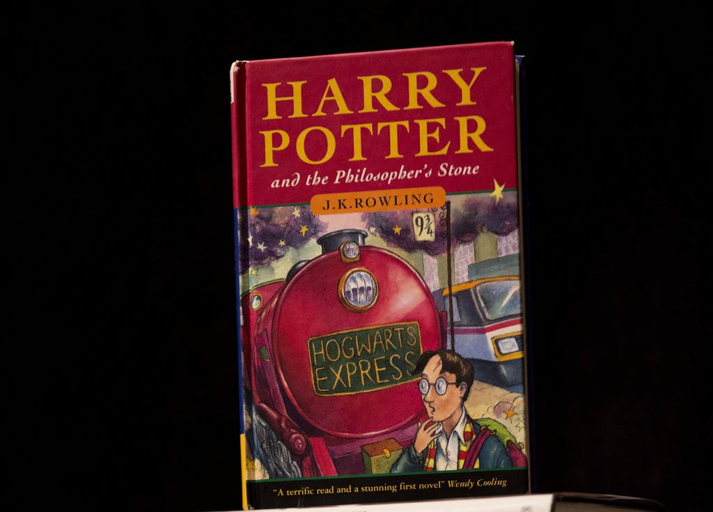 "Harry Potter" cover sells for millions