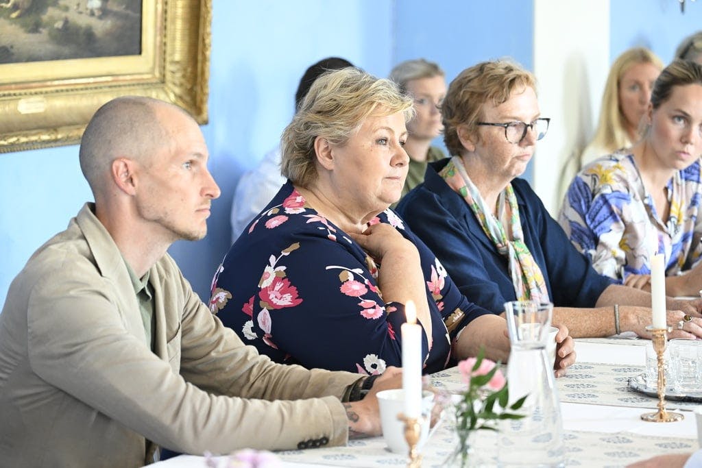 Erna Solberg: Concerned about Swedish criminality