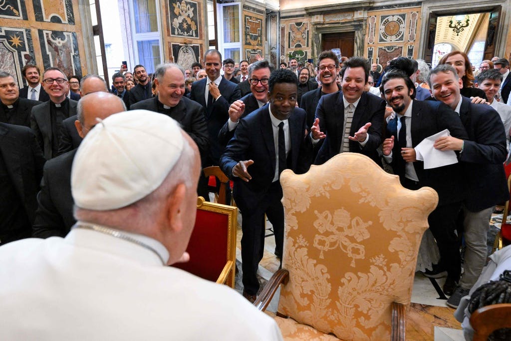 The Pope meets G7 – and a hundred comedians