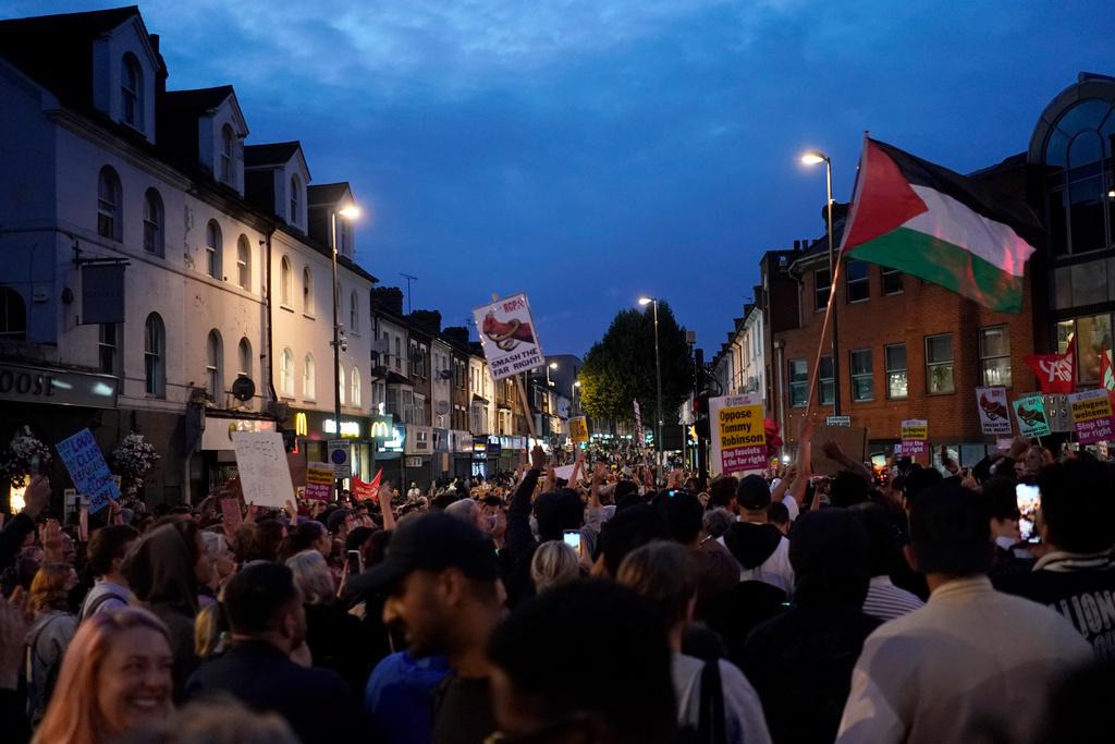 Anti-racist demonstrations in England