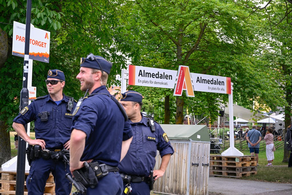 Almedalen has stepped up security - "We're on our toes"