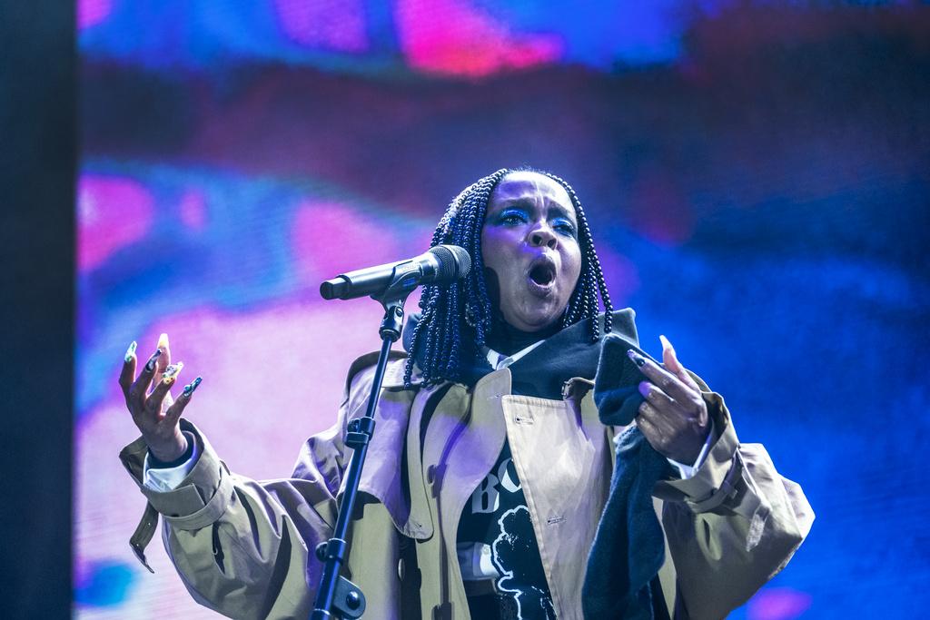 Lauryn Hill joined her son on stage in Stockholm