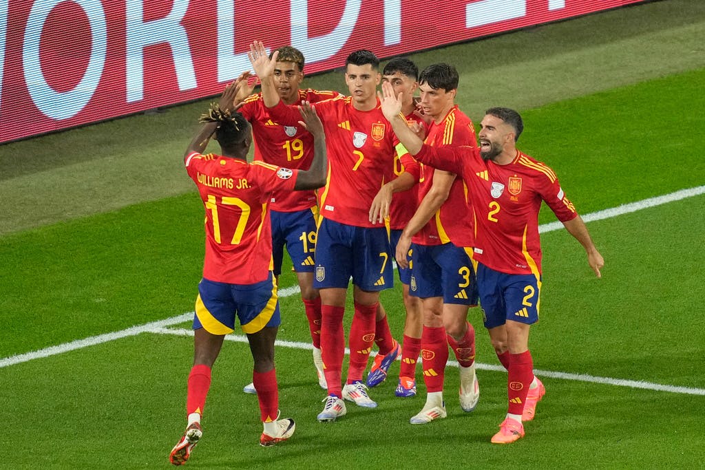 Spain impressed – but were rescued by an own goal