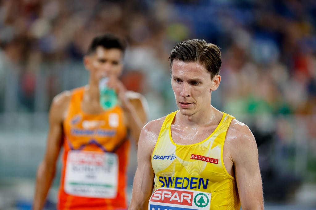 Almgren withdraws from 10,000 meters at the Olympics