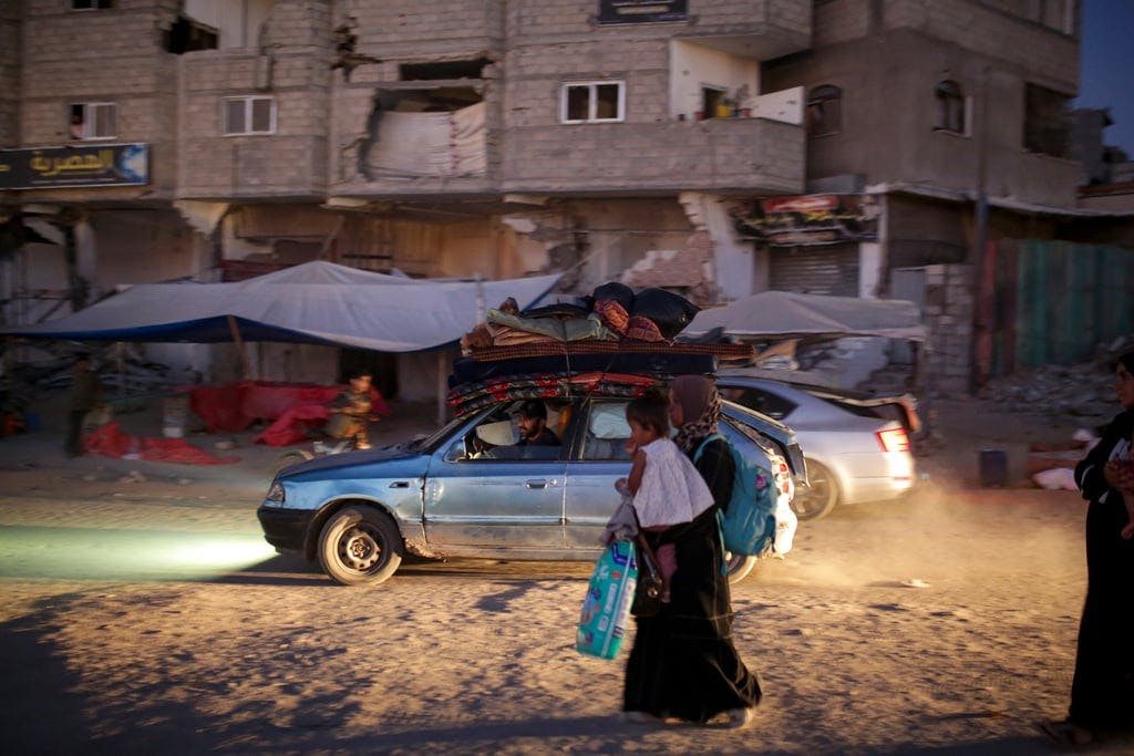 UN Organization: 80,000 Have Fled Gaza City
