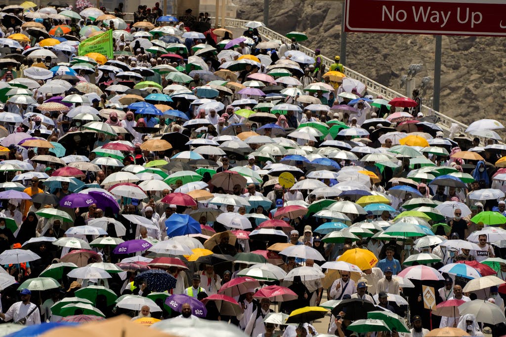 Warning: May reach 44 degrees during Hajj