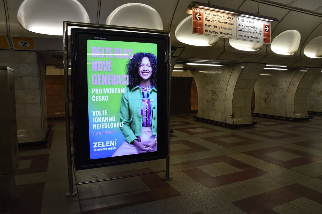 Out with the Greens – slogans in Czechia