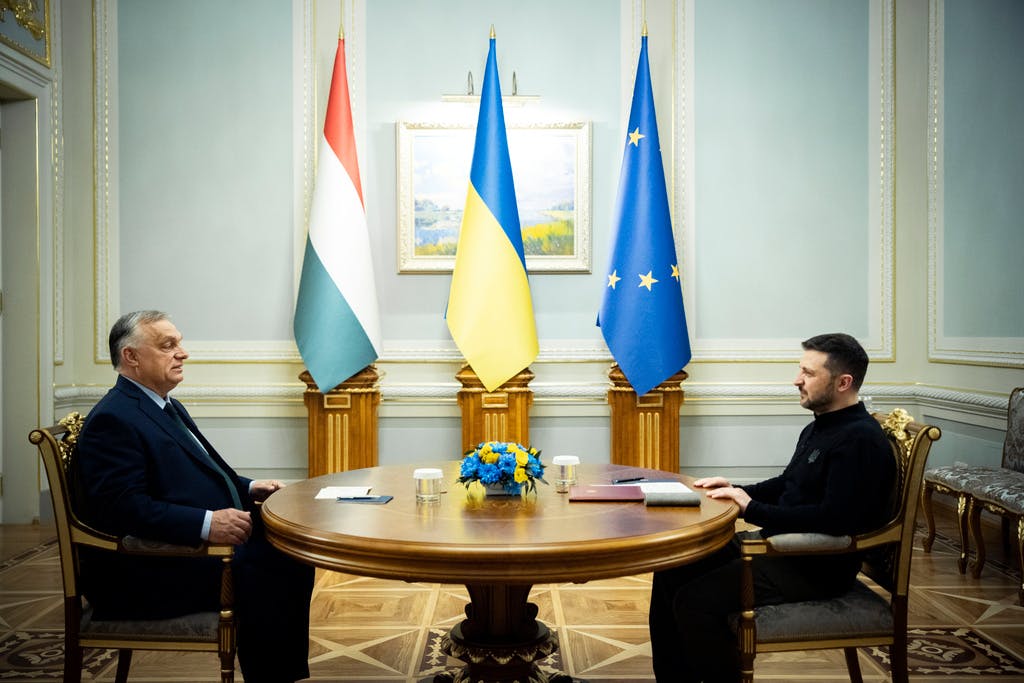 Zelensky to Orbán: We need a just peace